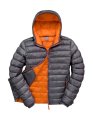 Heren Jas Result Snow Bird Hoodie R194M Grey-Orange